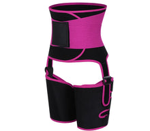 Load image into Gallery viewer, High Waist Tummy &amp; Thigh Adjustable Sweat Belt
